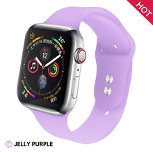 Load image into Gallery viewer, Soft Silicone Replacement Sport Band For 38mm Apple Watch Series1 2 3 4 5 42mm Wrist Bracelet Strap For iWatch Sports Edition