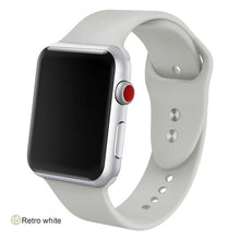 Load image into Gallery viewer, Soft Silicone Replacement Sport Band For 38mm Apple Watch Series1 2 3 4 5 42mm Wrist Bracelet Strap For iWatch Sports Edition
