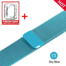 Load image into Gallery viewer, Milanese Loop For Apple Watch band strap 42mm/38mm iwatch 5/4/3/2/1Stainless Steel Link Bracelet wrist watchband magnetic buckle