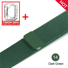 Load image into Gallery viewer, Milanese Loop For Apple Watch band strap 42mm/38mm iwatch 5/4/3/2/1Stainless Steel Link Bracelet wrist watchband magnetic buckle