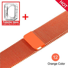 Load image into Gallery viewer, Milanese Loop For Apple Watch band strap 42mm/38mm iwatch 5/4/3/2/1Stainless Steel Link Bracelet wrist watchband magnetic buckle