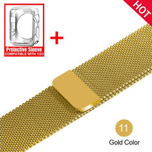 Load image into Gallery viewer, Milanese Loop For Apple Watch band strap 42mm/38mm iwatch 5/4/3/2/1Stainless Steel Link Bracelet wrist watchband magnetic buckle